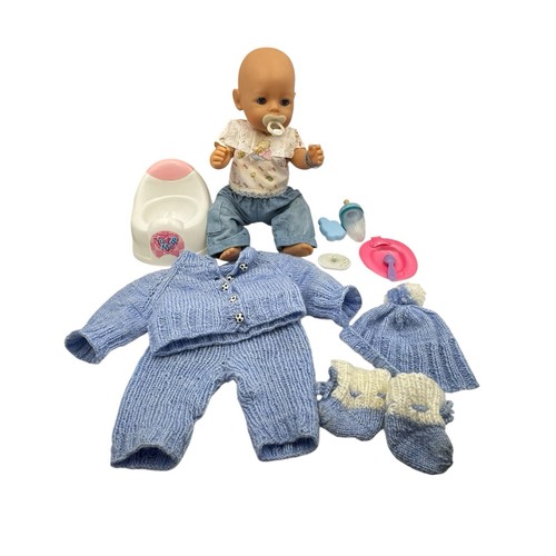 Baby born puppe 43cm töpfchen - puppe,