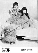 Postkarte sonny cher - sonny, &