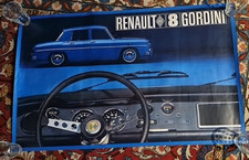 Renault R8 Gordini Werkstatt Poster Werbung