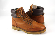 HUB Gr.41 Herren Halbschuhe Stiefel Boots  Leder Braun TOP  G 315