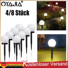 LED Solar Gartenleuchte Kugel