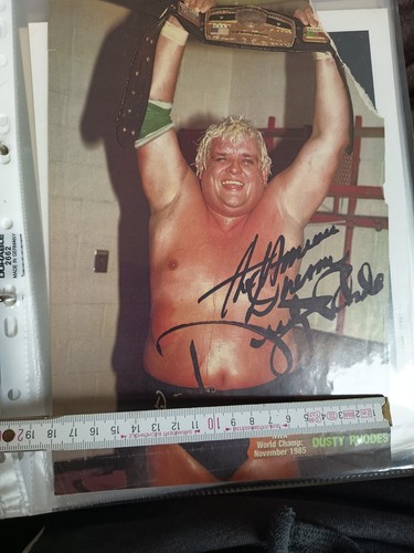 Dusty rhodos autogramm - dusty,