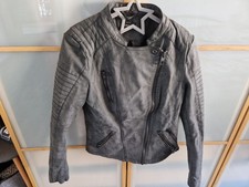 Kunstleder-Jacke/Bikerjacke -