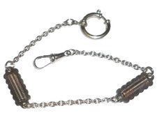 Alte silberne Taschenuhrkette