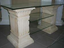 TV-Rack Regal Fernsehtisch Fernsehschrank Glasregal Sideboard Hifiregal Phono