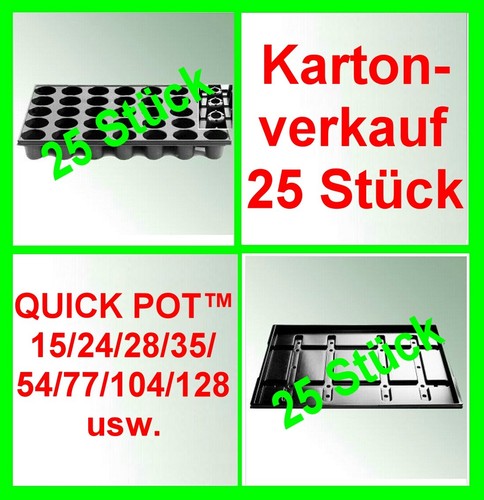 25x quickpot anzuchtplatte - 25x,