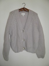 Wool blend strickjacke - h&m,