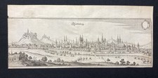 Merian Kupferstichkarte von