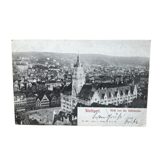 Postkarte stuttgart - ak,