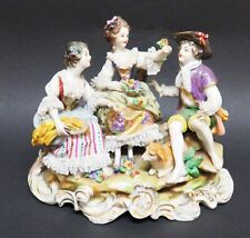 Aelteste Volkstedt Rudolstadt Spitze Porzellan Figur Schäfergruppe, Thüringen