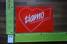 Alter Aufkleber Genuss Schokolade Pralinen Konfekt SPRENGEL tiamo