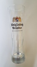 Bierglas König Ludwig Weissbier Glas Weizenbier neuwertig Beer Glass Rastal 0,5L
