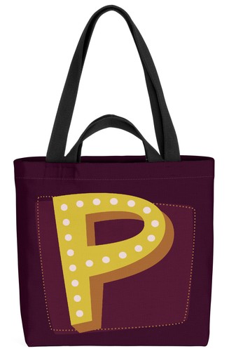 Buchstaben vintage initialen - p,