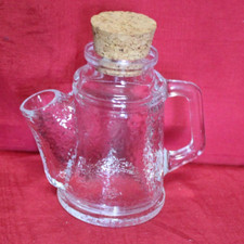 WMF Erdnusskanne Nusskännchen Nussspender Bubble Glas 70er Jahre Vintage