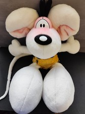 Diddl Maus XL ca. 60cm Stofftier-Plüschtier von Depesche- gelbe Latzhose-Vintage