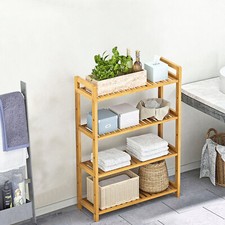 Bambusregal Stehendes Lagerregal Aus Bambus Als Küchenregal Badregal Bücherregal