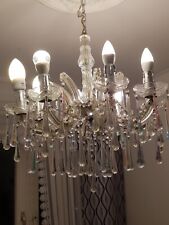 Kronleuchter Lüster Echt Kristall Bunt Deckenlampe Leuchte Kronen  8 armig
