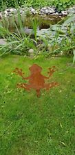 Rost Deko Gartendeko Edelrost Frosch