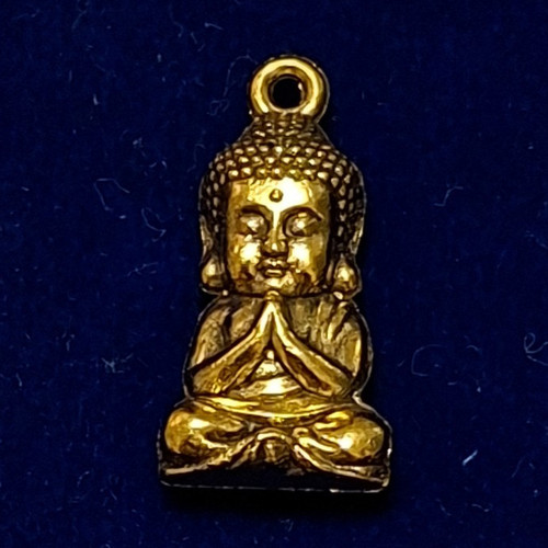 Buddha anhänger goldfarben - anhänger,