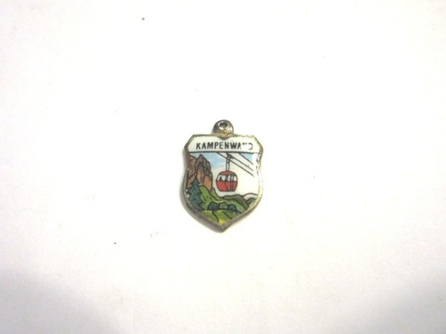 Antiker silberanhänger wappen - silberanhänger,