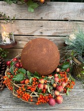 Gartendeko Kugel aus  Metall mit Edelrost Ø15cm