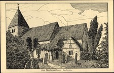 Künstler Ak Wedepohl, G., Niedersachsen, Blick auf eine... - 3261555