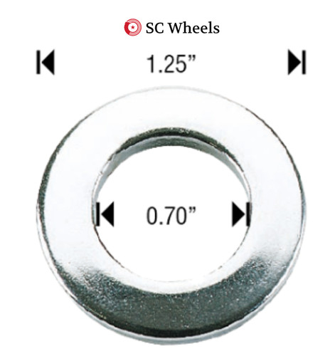 Cragar wheel washer - wheel,