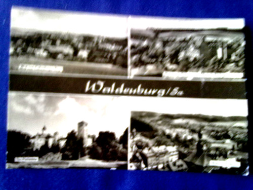 Ansichtskarte waldenburg - ansichtskarte,