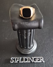 18k Herrenring Goldring Onyx