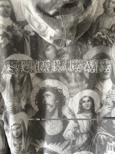 Supreme mary and jesus hoodie - mary,