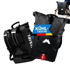 3in1 Fahrradtasche Rucksack für Gepäckträger 100% Wasserdicht I 30L I Kühlfach