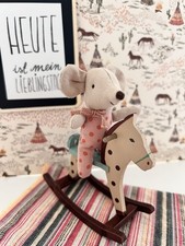 Maileg Maus Schaukelpferd