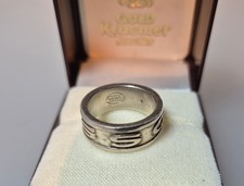 Fossil Silber Ring Sign