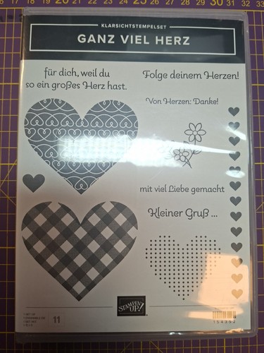 Stampin stempelset ganz - up,