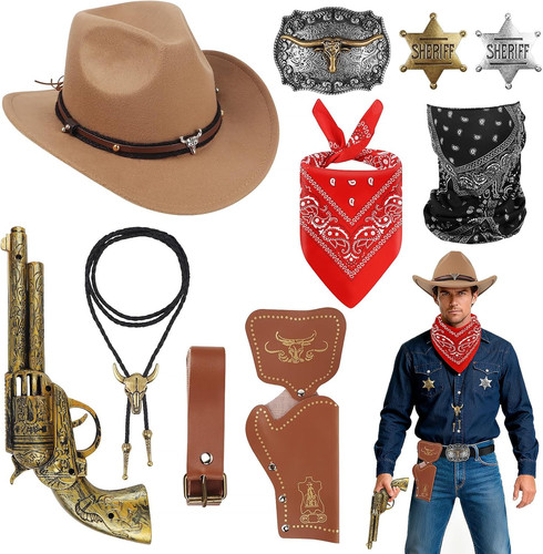 Cowboy kostüm herren komplett - herren,