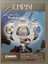 Casio Wave Ceptor Oceanus Christ Funkuhren 2006 Vintage Ad Werbung Reklame
