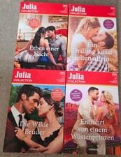 4 Julia Liebesromane Sammelbände