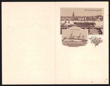 Briefkopf Kiel, Stadt vom