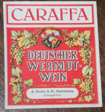 Etikett - CARAFFA Deutscher