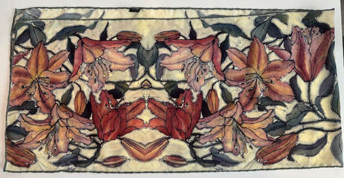 Jane hickman batik - hickman, seidentuch