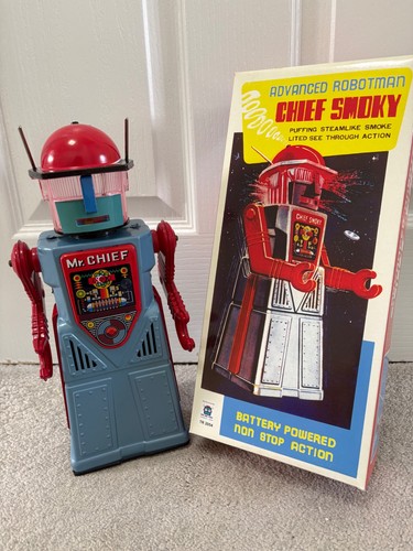 Vintage weißblech roboter - vintage,