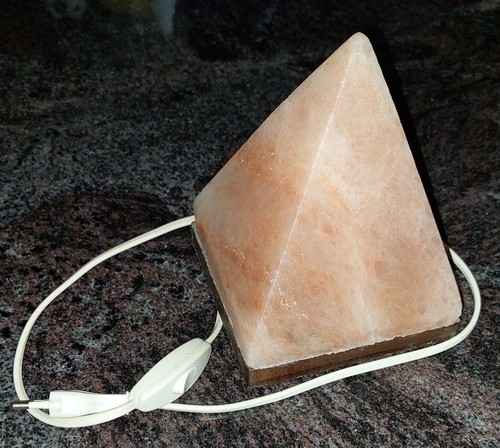 Kristall salzlampe pyramiden - kristall,