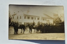 Ak Fotokarte Grafing b. München Festzug Pferde 2