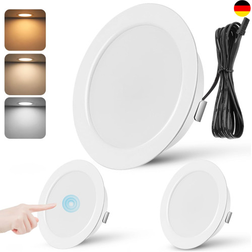3er set led einbaustrahler 12v - 3er,