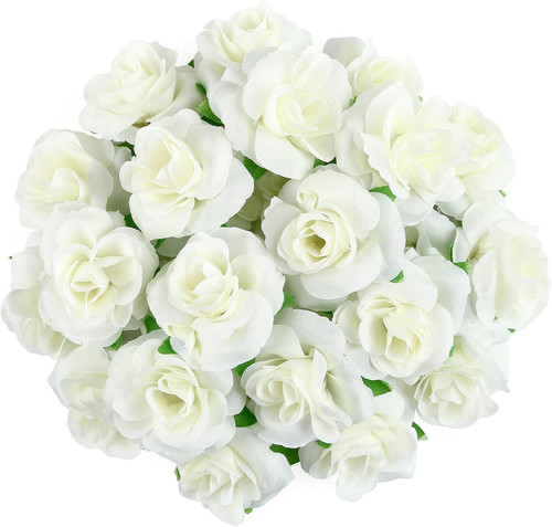 50x künstliche blumenköpfe - künstliche,