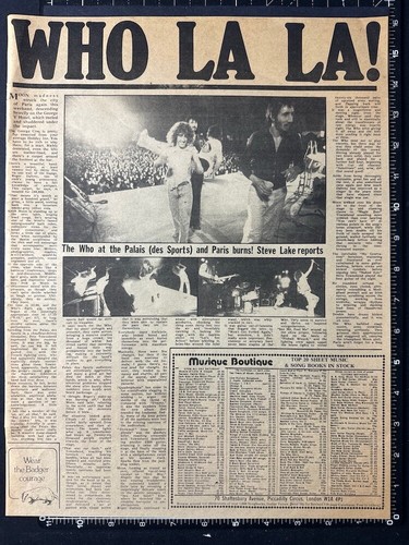 The who palais - who, de