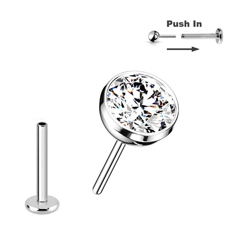 2mm titan stecksystem - 1,2mm, labret