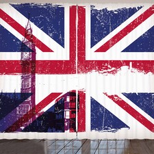 Union Jack Rustikale Gardine
