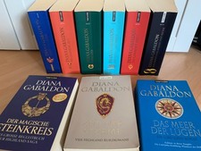 9 Bücher v Diana Gabaldon (Highland-Saga, Lord-John-Roman, Begleitbuch)