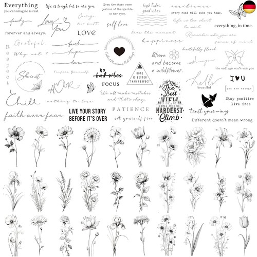 Realistische temporäre tattoo - realistische,